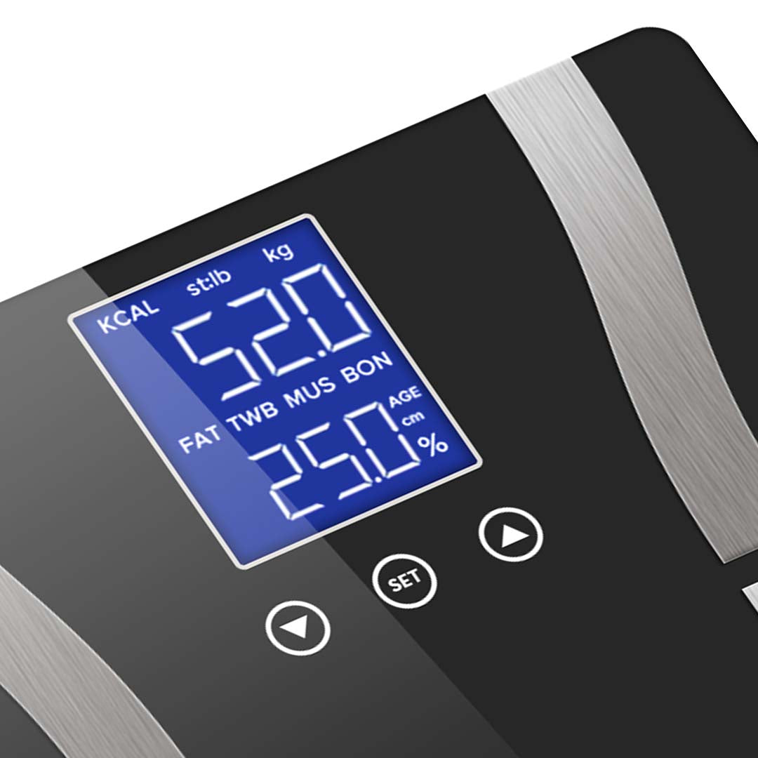 Digital Body Fat Scale Black