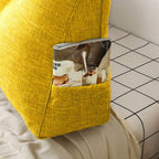 150cm Yellow Wedge Bed Cushion