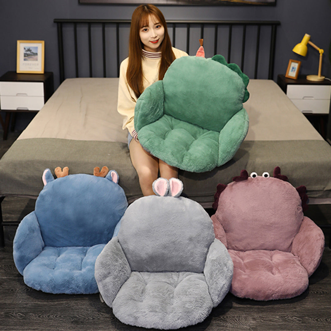 Purple Crab Shape Seat Cushion