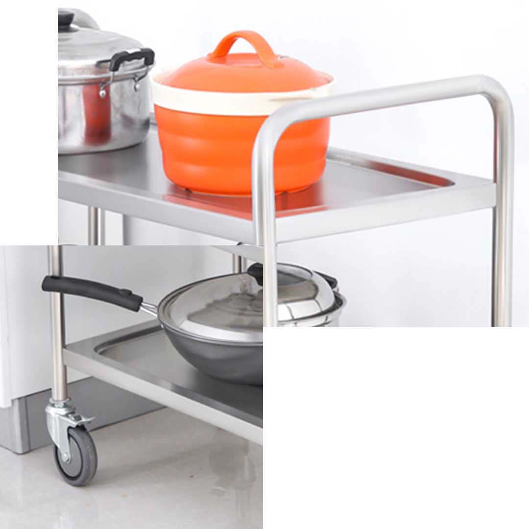 4 Tier Stainless Steel Utility Cart  860x540x1170