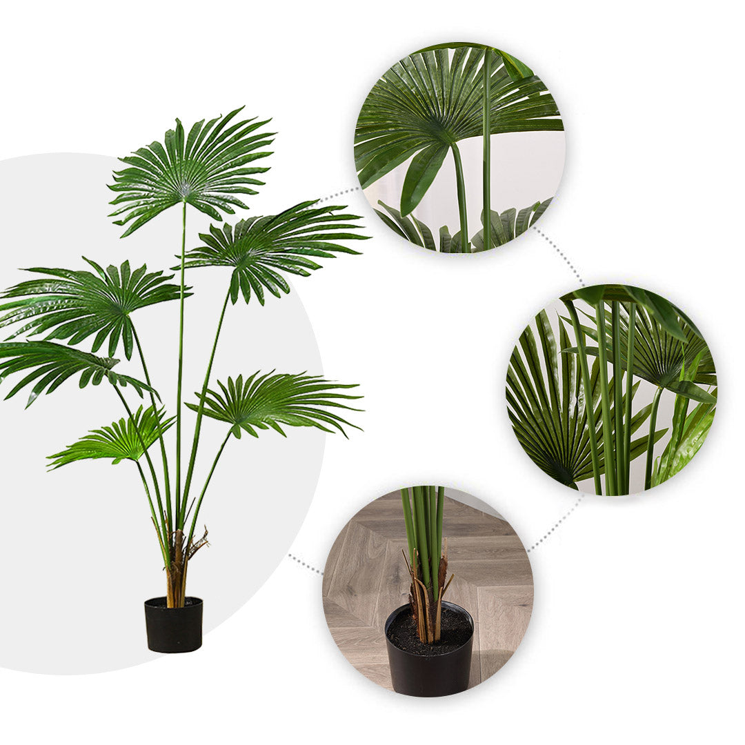 120cm Fan Palm Artificial Plant