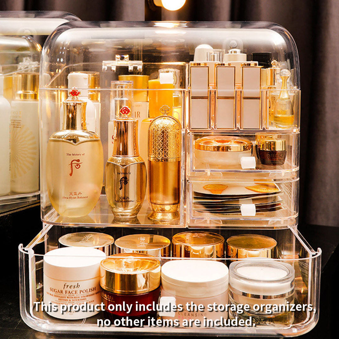 Transparent Cosmetic Storage Box