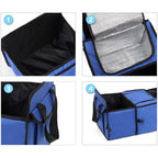 Portable Car Set Inflatable Air Bed Mattress Storage Organiser Handheld Vacuum Cleaner Blue