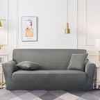 High Stretch 1-Seater Grey Sofa Slipcover