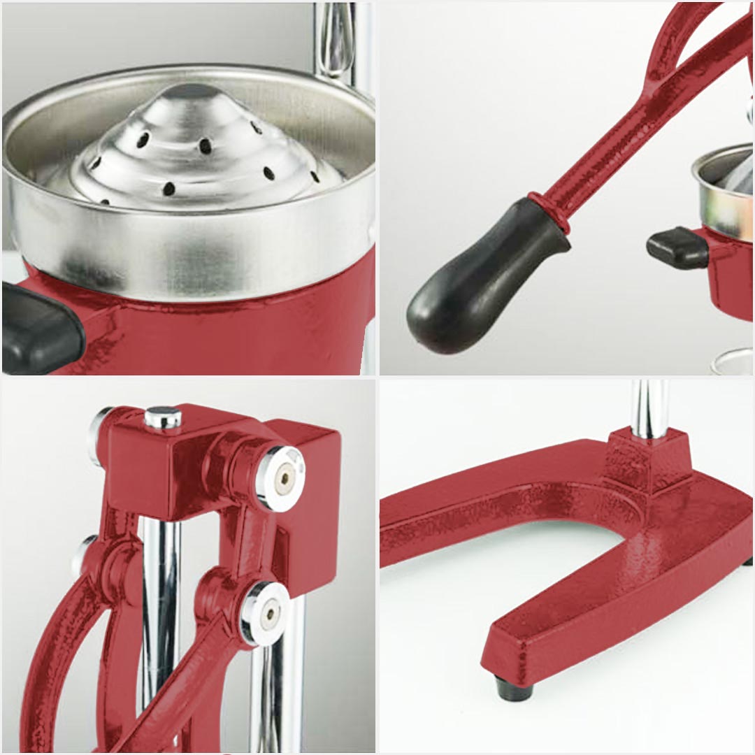 Commercial Manual Juicer Red