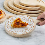 10 inch Round Premium Wooden Board Paddle