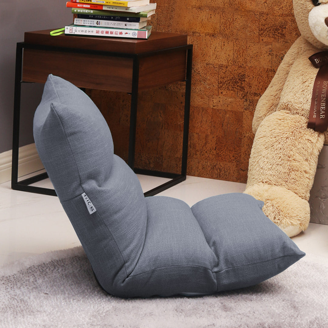 Floor Recliner Lazy Sofa Grey