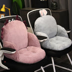 Grey Bunny Shape Seat Cushion