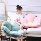 Pink Whimsical Flower Shape Cushion