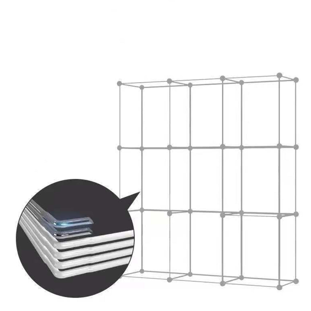 8 Cubes Blue Portable Wardrobe