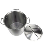 98L Top Grade 18/10 Stainless Steel Stockpot No Lid