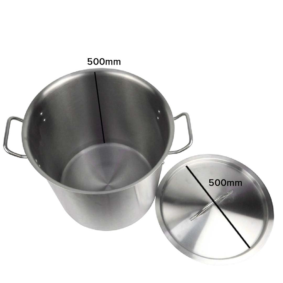 98L Top Grade 18/10 Stainless Steel Stockpot No Lid