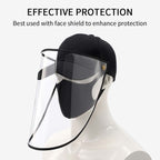 Outdoor Protection Protective Cap HD Shield Adult Black