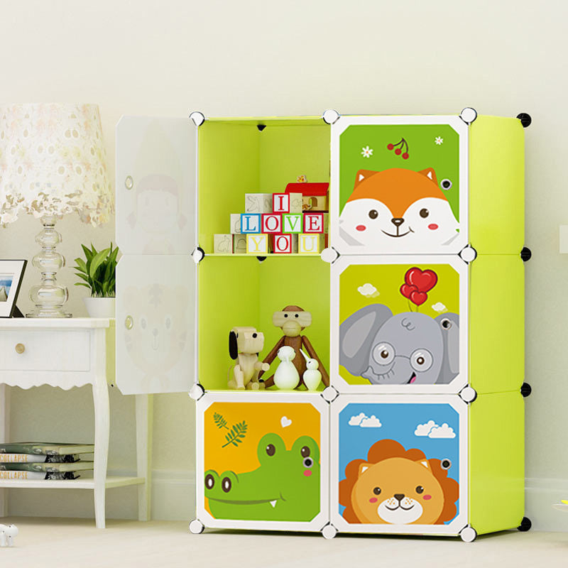 6 Cubes Animal Design Wardrobe