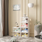 2 Tier Transparent Shoe Organiser