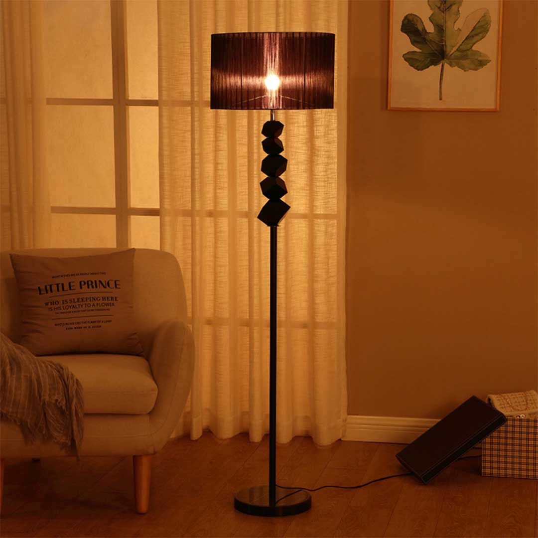 Floor Lamp with Dark Shade