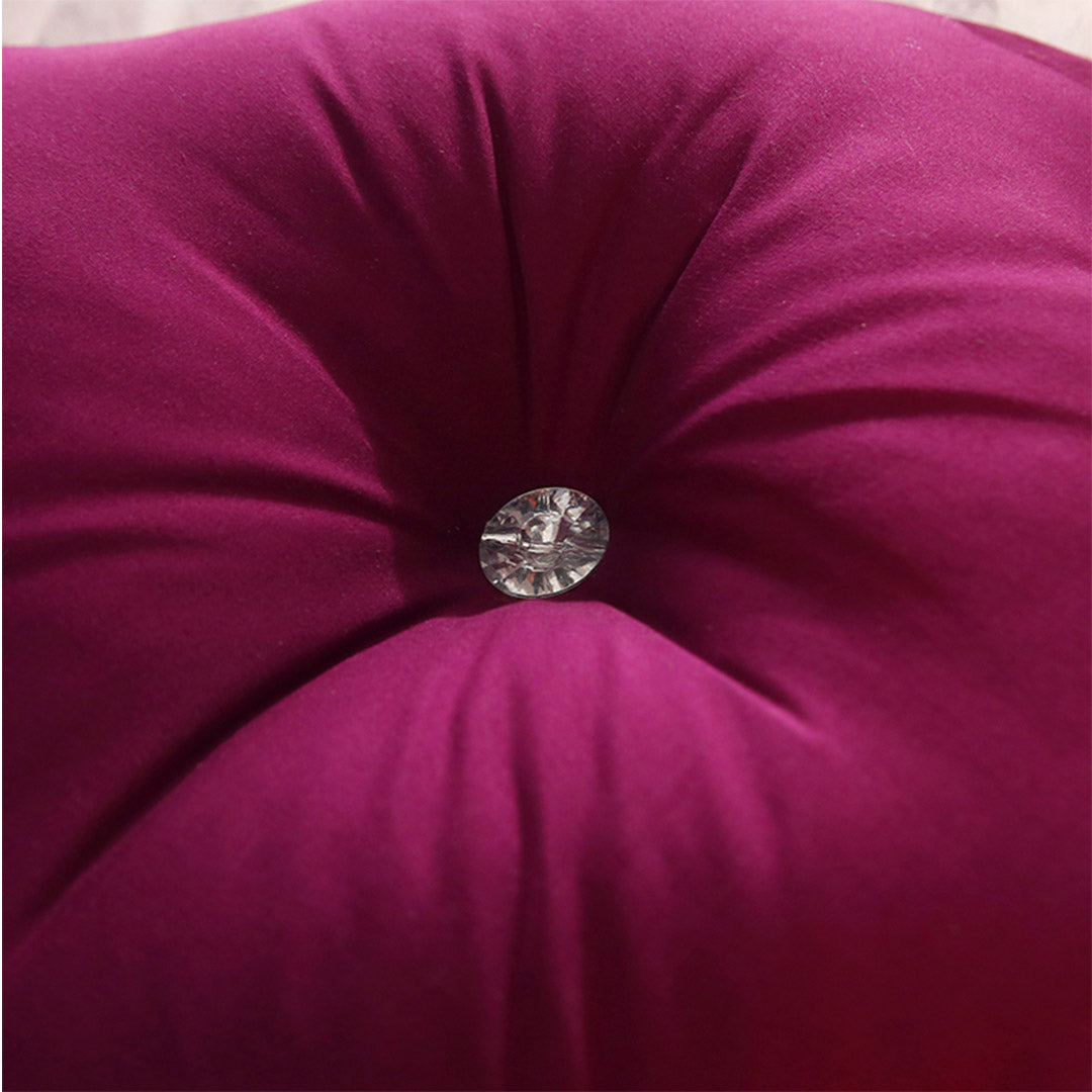 150cm Burgundy Princess Headboard Pillow