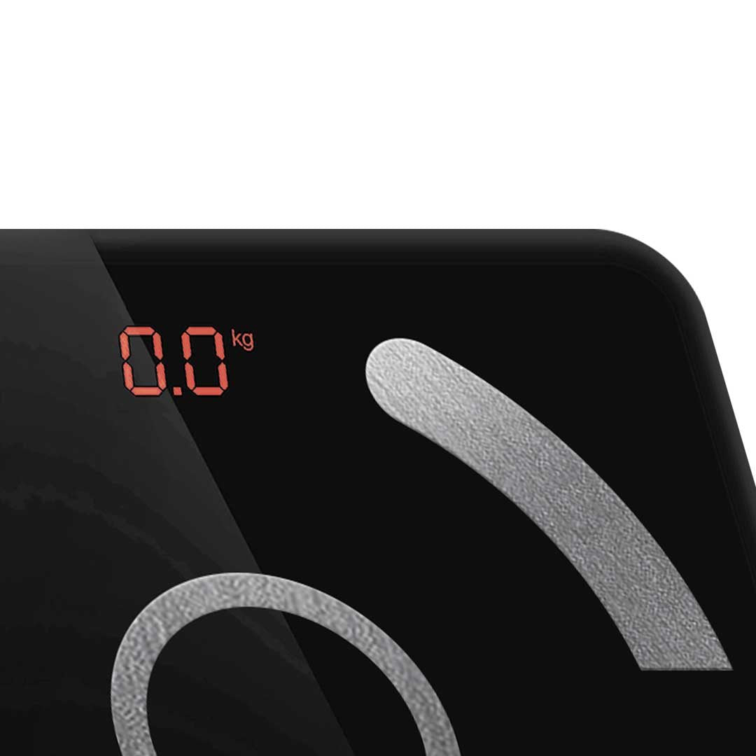 Wireless Bluetooth Digital Body Fat Scale Black