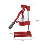 Commercial Manual Juicer Red