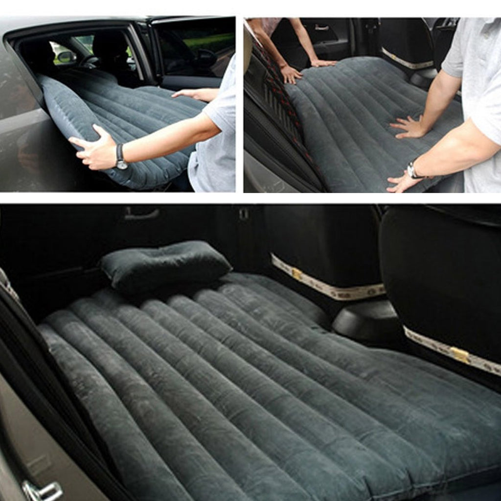 Portable Inflatable Car Mattress Air Bed Orange