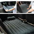 Portable Inflatable Car Mattress Air Bed Orange