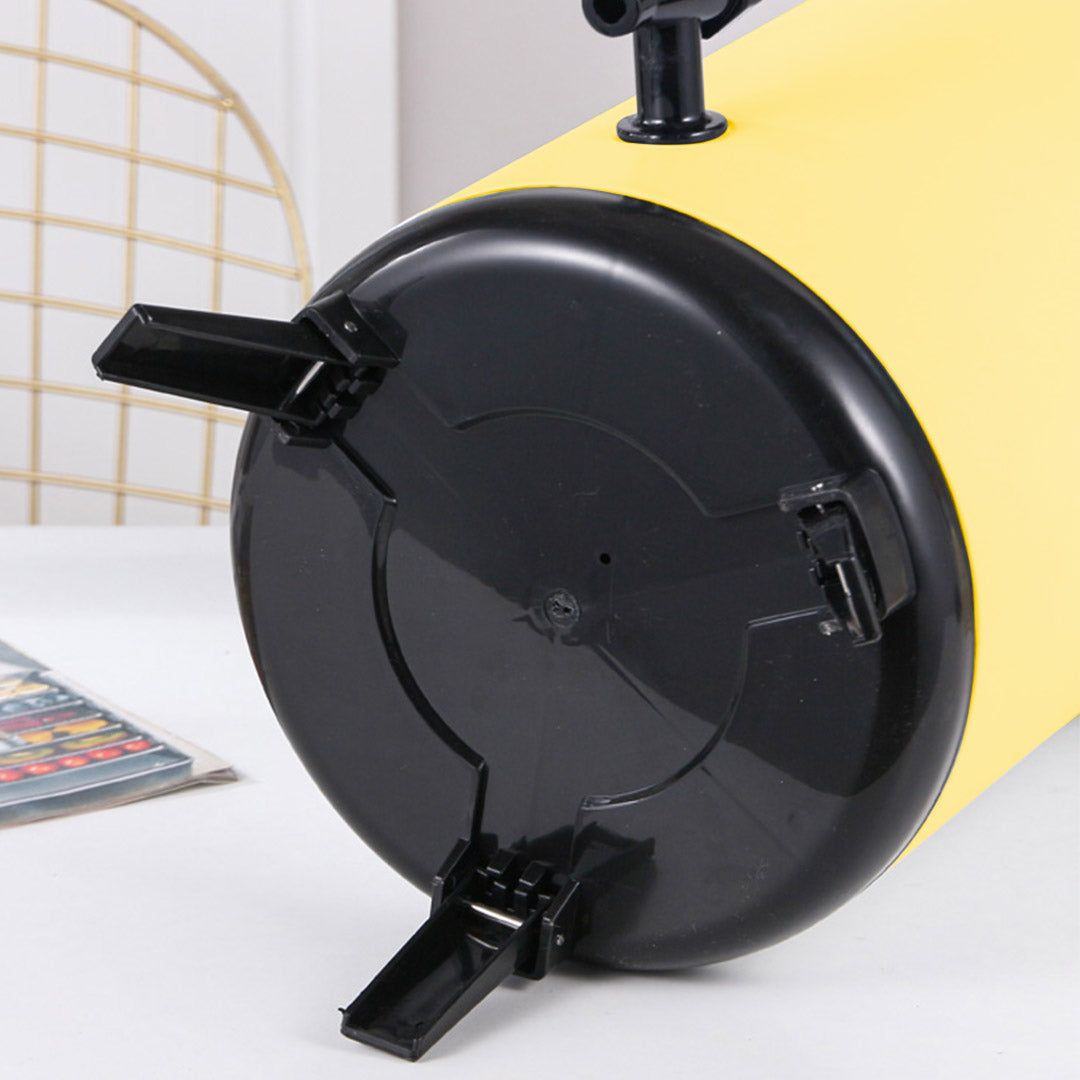 10L Stainless Steel Milk Tea Barrel with Faucet Yellow