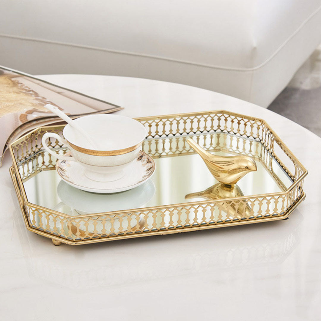35cm Rectangular Vanity Tray with Handles