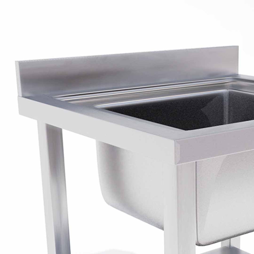 Worksink Commercial Stainless Steel Work Sink 70*70*85cm – Soga International