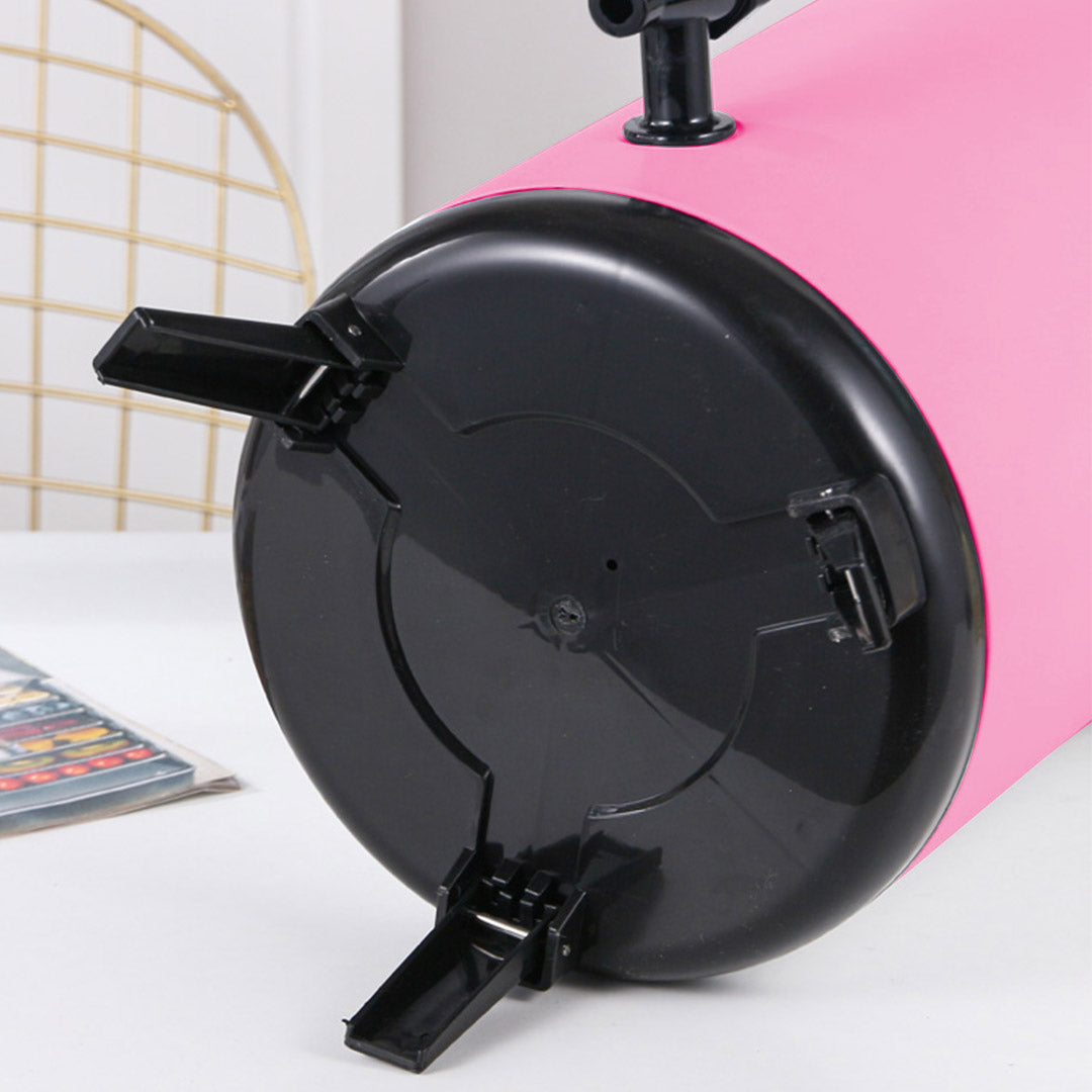 14L Stainless Steel Milk Tea Barrel with Faucet Pink