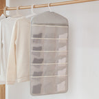Grey Dual Hanging Storage Bag