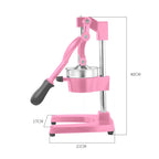 Commercial Manual Juicer Pink