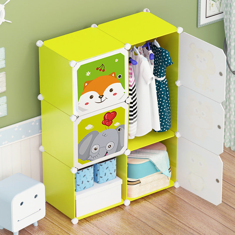 6 Cubes Animal Design Wardrobe