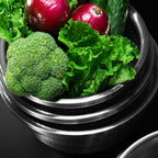 SOGA Stainless Steel Metal Basket Strainer 3PCS Set A