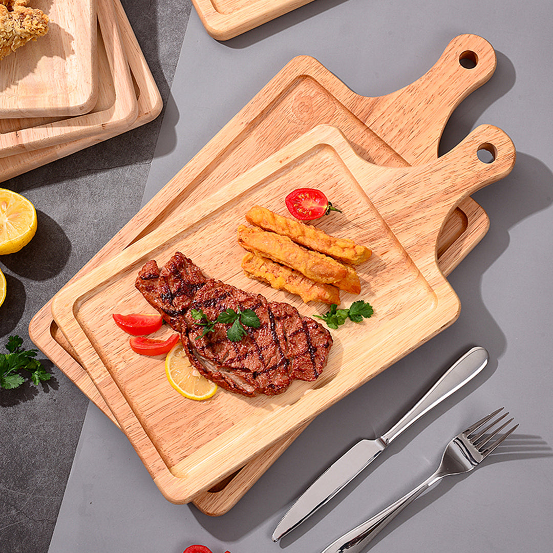 30cm Rectangle Wooden Oak Board