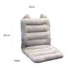 Grey Siamese Cushion with Cat Ears