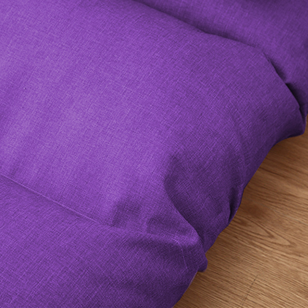 Floor Recliner Lazy Sofa Purple