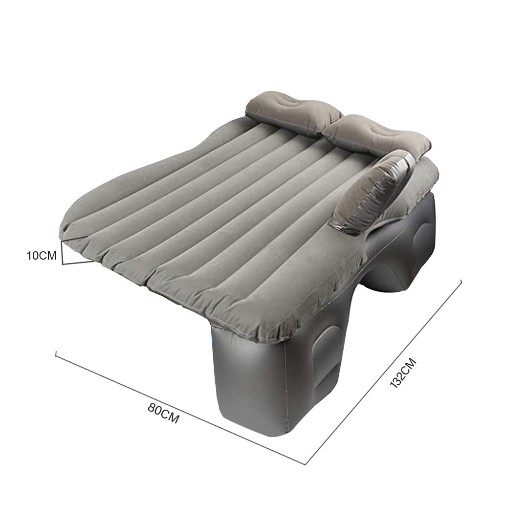 Grey Stripe Inflatable Car Mattress