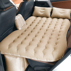 Beige Ripple Inflatable Car Mattress
