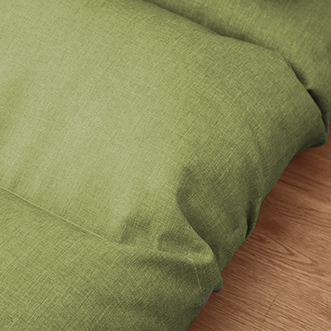 Floor Recliner Lazy Sofa Yellow Green