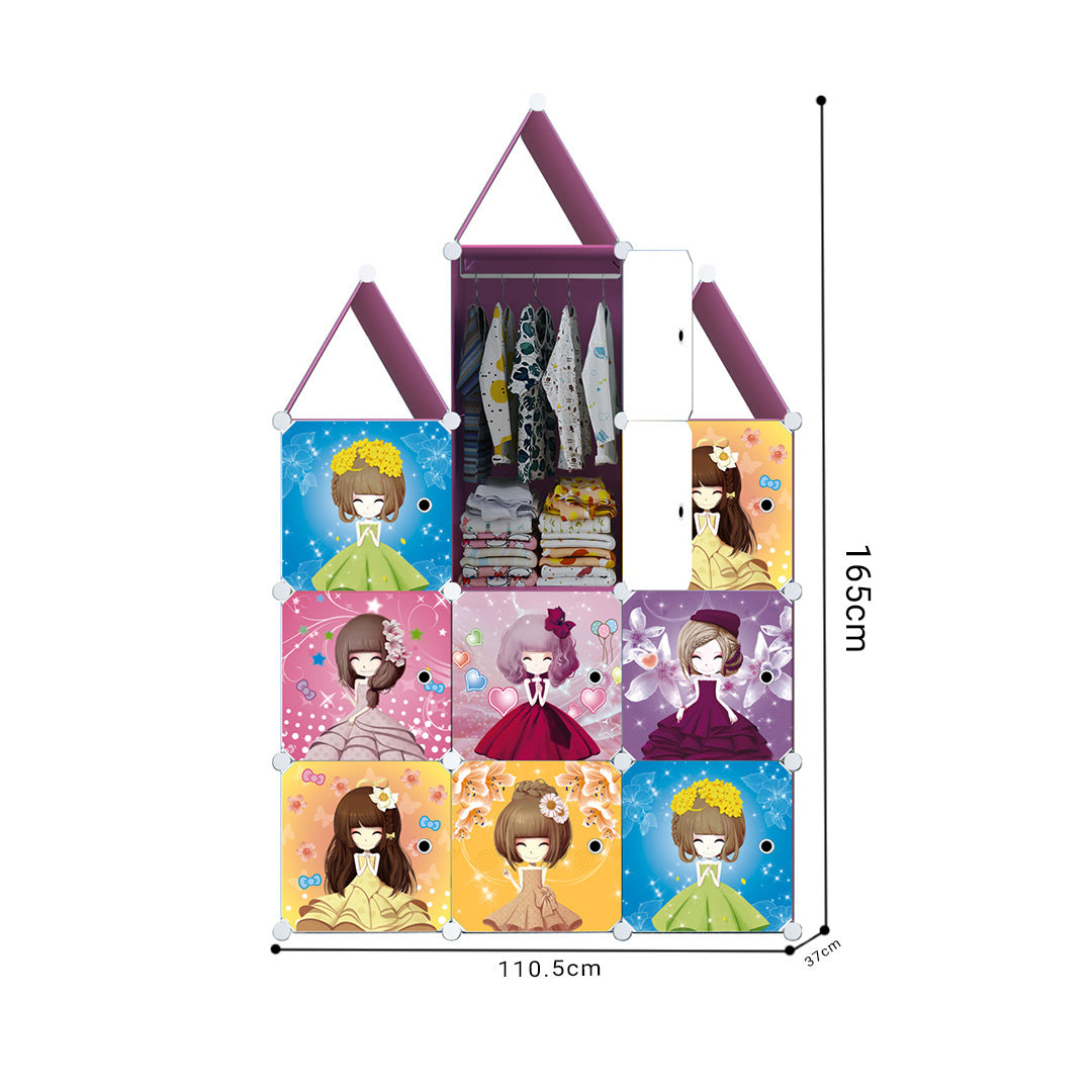 10 Cubes DIY Princess Wardrobe