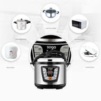 Electric Stainless Steel Pressure Cooker 10L Nonstick