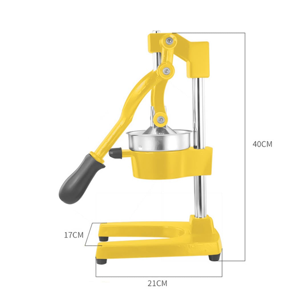 Commercial Manual Juicer Yellow