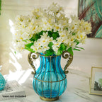 10 Bunch Artificial Lilium nanum 6 Heads White