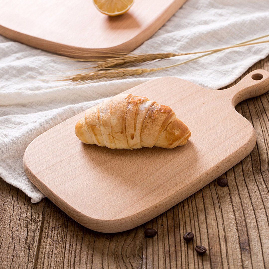 26cm Brown Rectangle Wooden Serving Tray