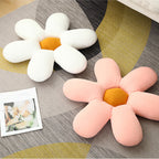 Pink Daisy Flower Shape Cushion