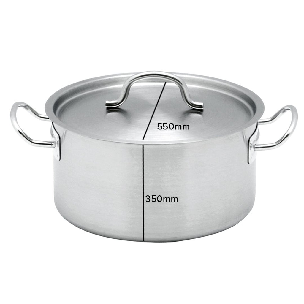 83L Top Grade 18/10 Stainless Steel Stockpot