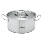 83L Top Grade 18/10 Stainless Steel Stockpot