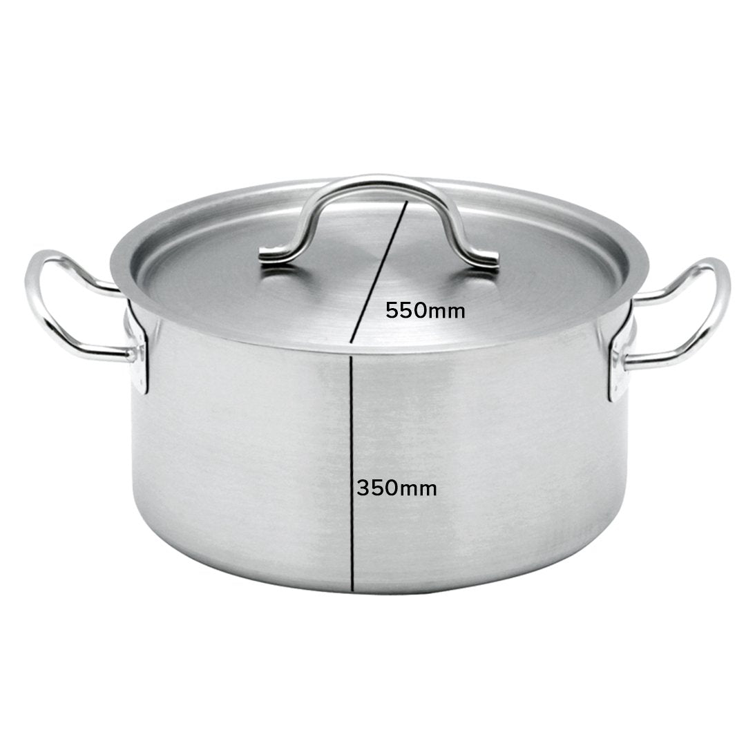83L Top Grade 18/10 Stainless Steel Stockpot