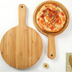 7 inch Blonde Round Wooden Tray