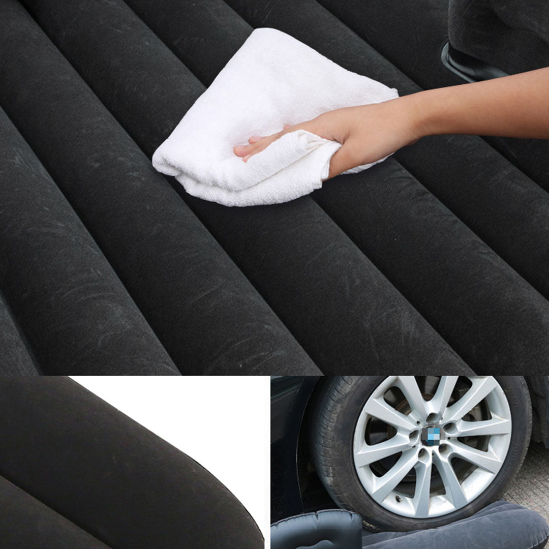 Black Stripe Inflatable Car Mattress